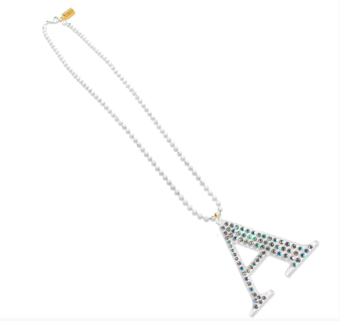 A Lucite Crystal Necklace - Image 4