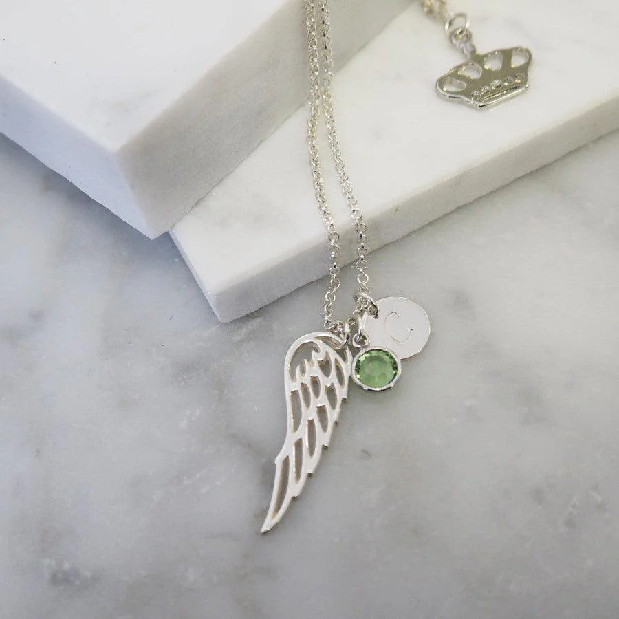 Angel Wing Charm Necklace - Image 4