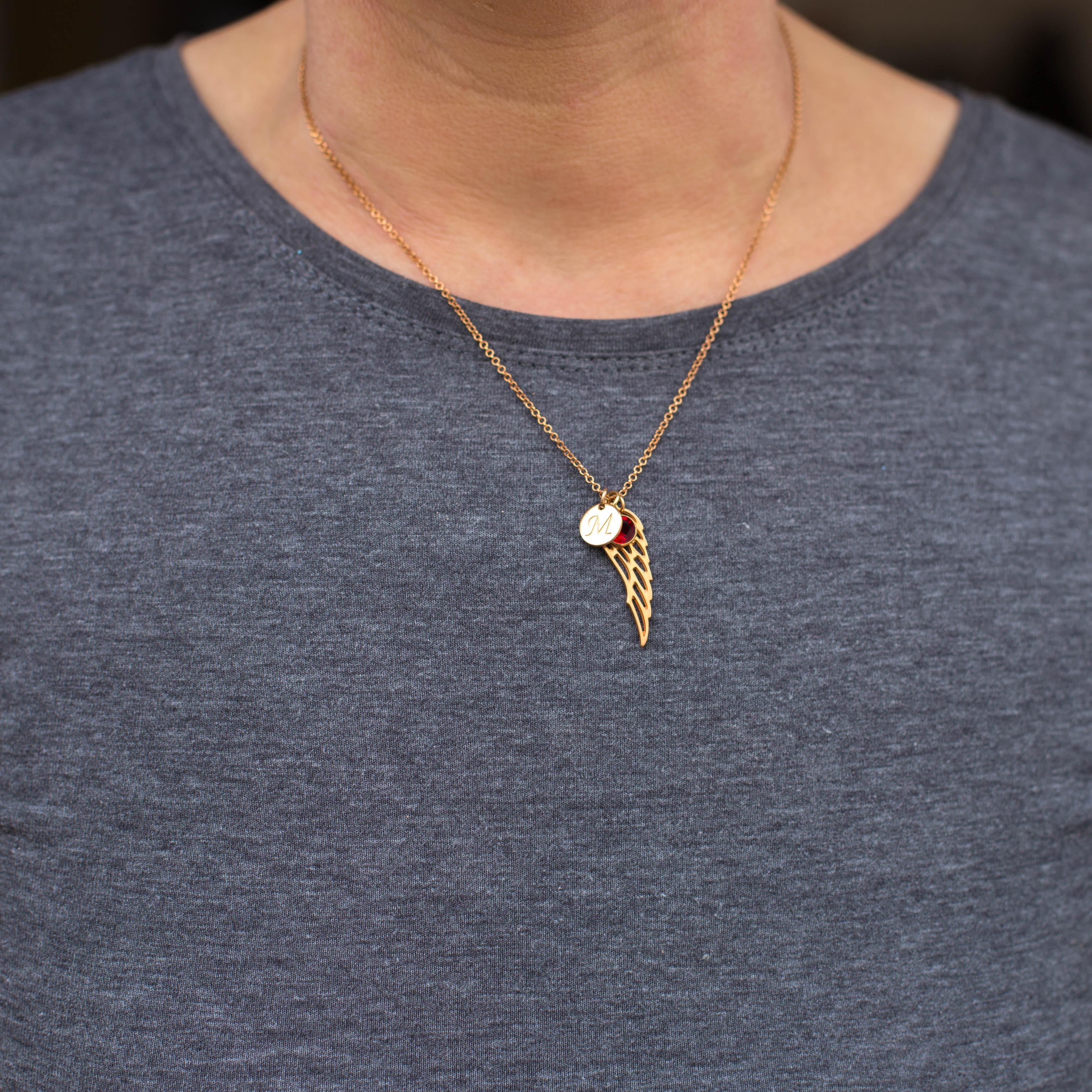 Angel Wing Charm Necklace - Image 8
