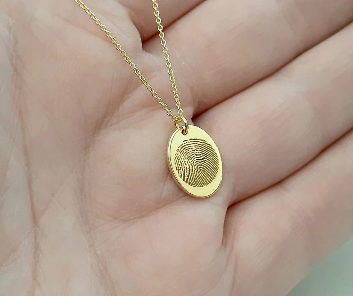Baby Fingerprint Necklace - Image 4