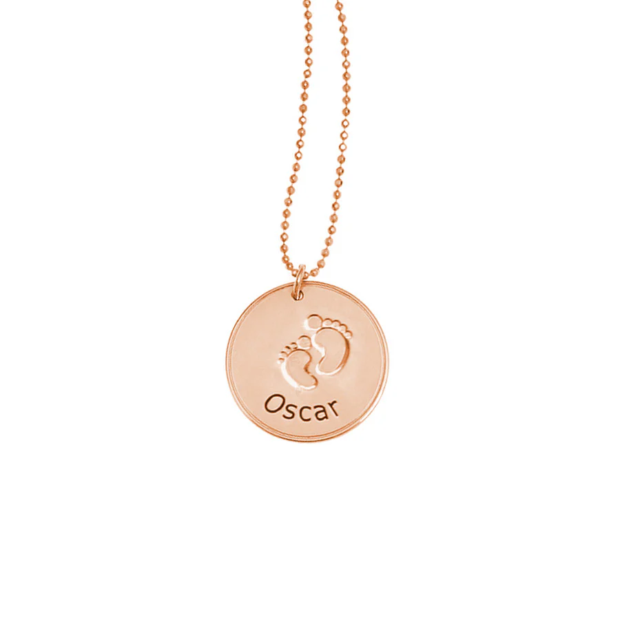 Baby Steps Footprint Necklace - Image 6