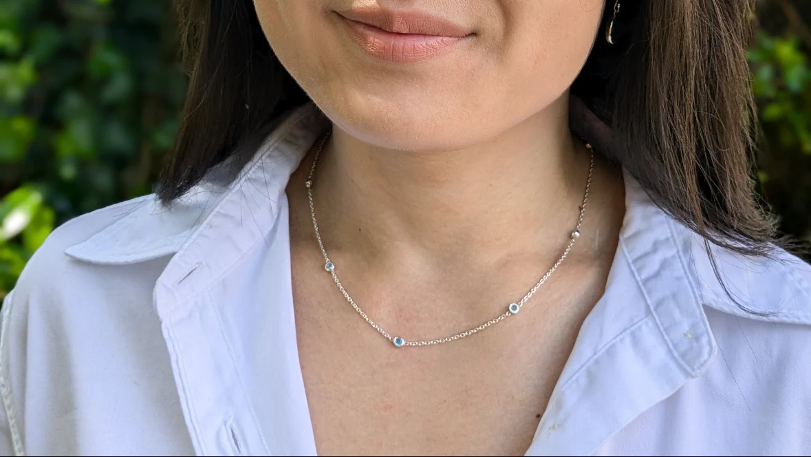 Blue Topaz Necklace - Image 2