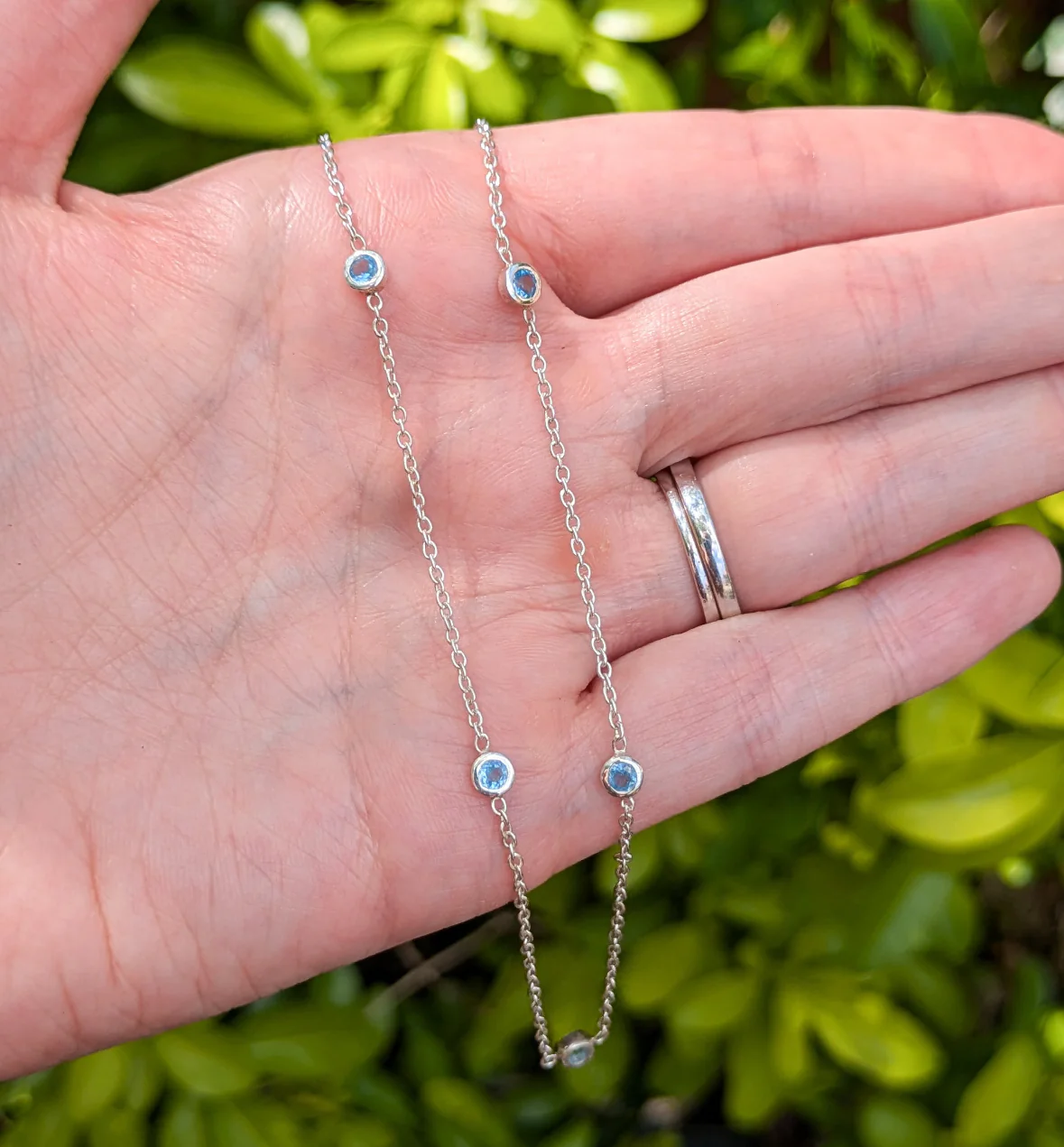Blue Topaz Necklace - Image 3