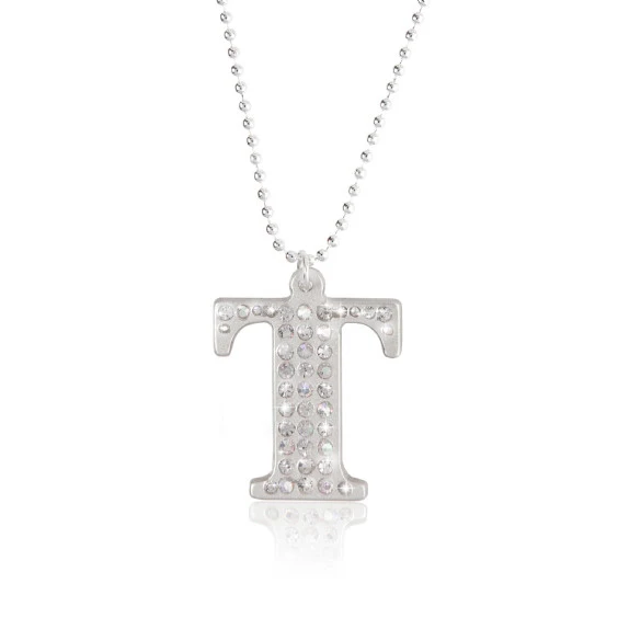 Crystal Initial Necklace - Image 3