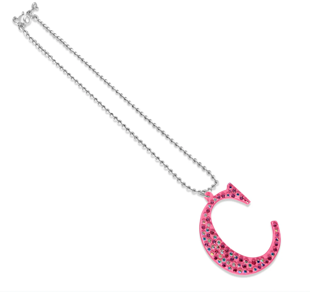 C Lucite Crystal Necklace - Image 4