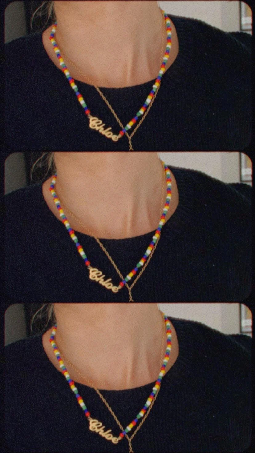 Calypso Beaded Name Necklace - Image 3