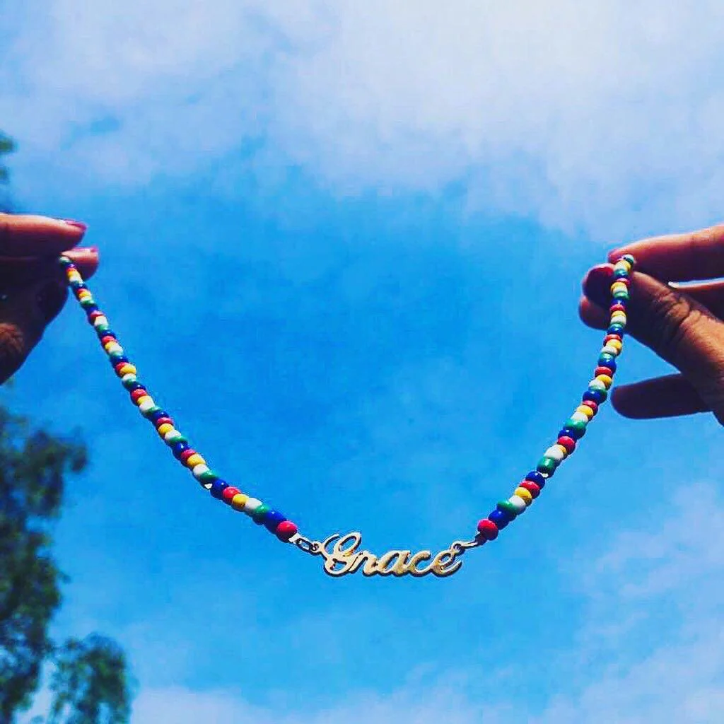 Calypso Beaded Name Necklace - Image 4