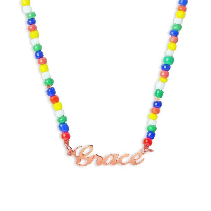 Calypso Beaded Name Necklace - Image 8