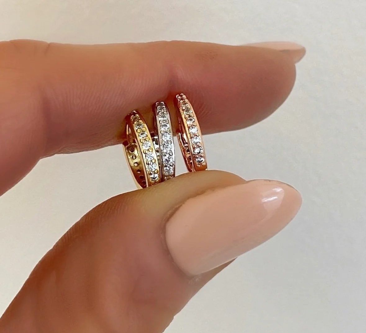 Celeste Huggie Hoops - Image 2