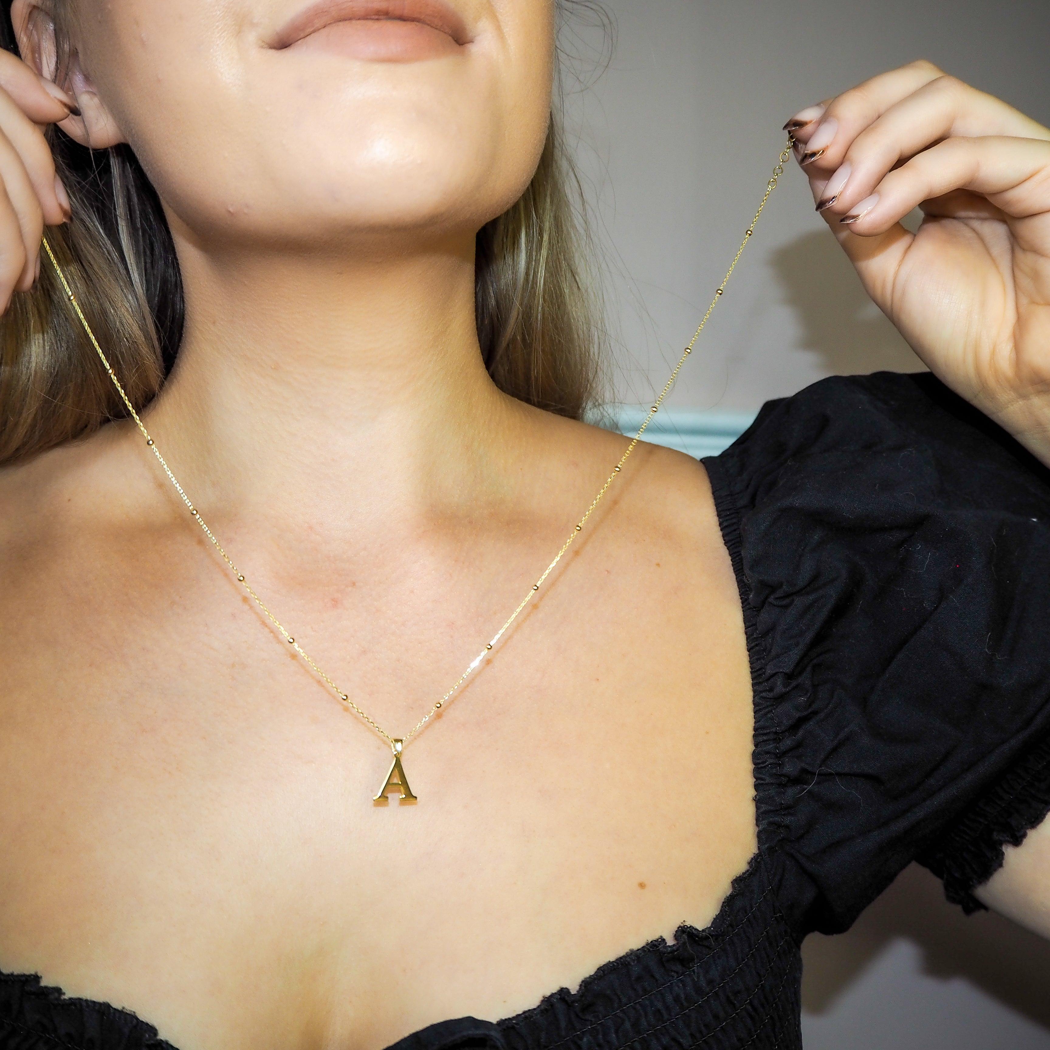 Chara Initial Necklace - Image 4