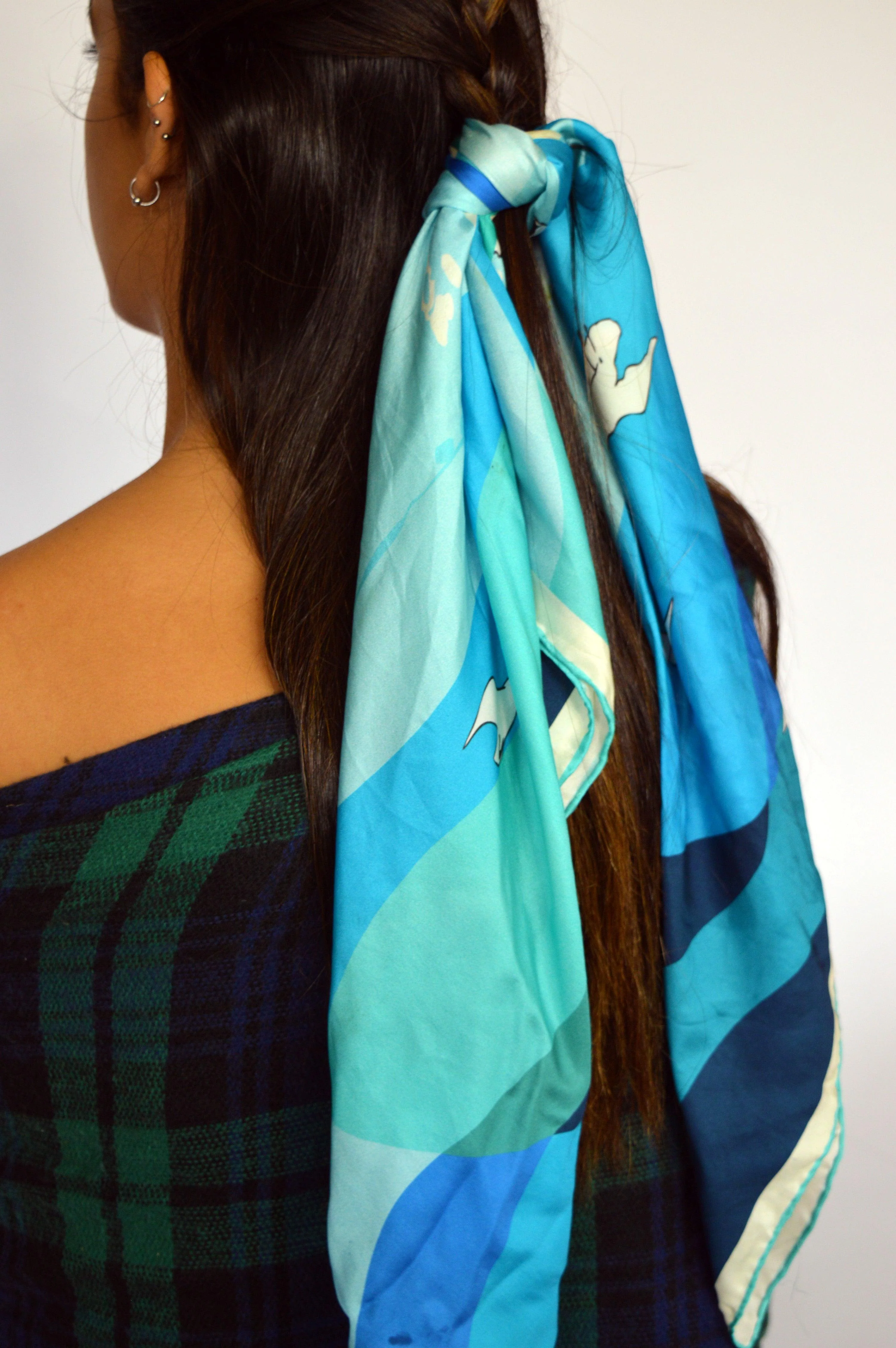 Cliffs of Dover Silk Scarf - Image 3