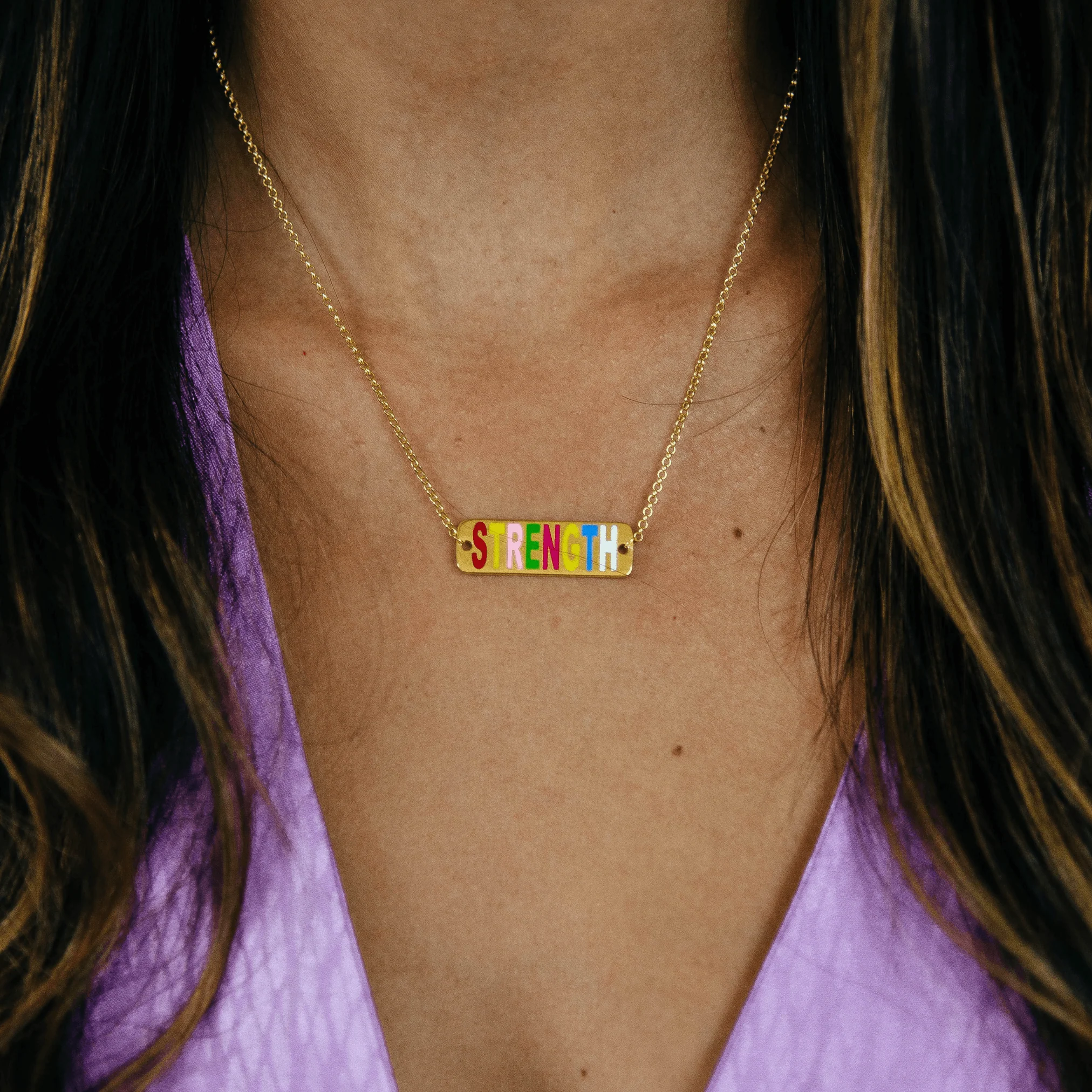 Coloured Name/ Word Necklace - Image 3