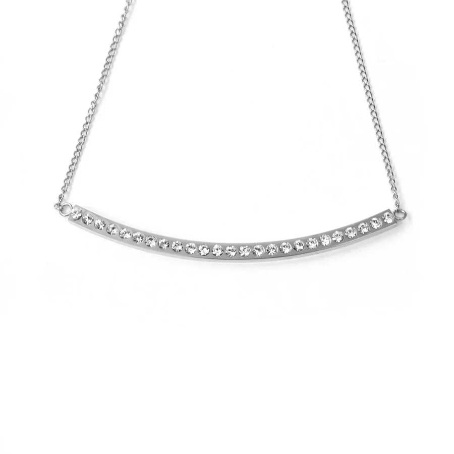 Crystal Bar Necklace