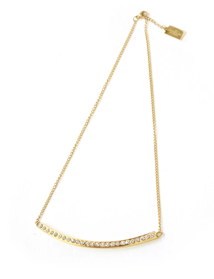 Crystal Bar Necklace - Image 5