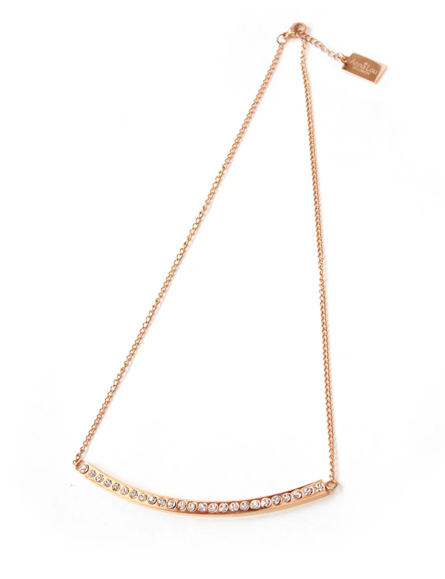 Crystal Bar Necklace - Image 6