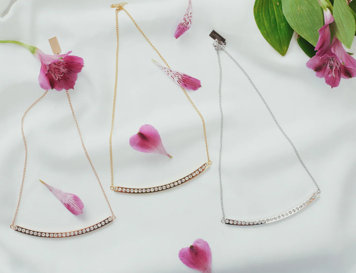 Crystal Bar Necklace - Image 9