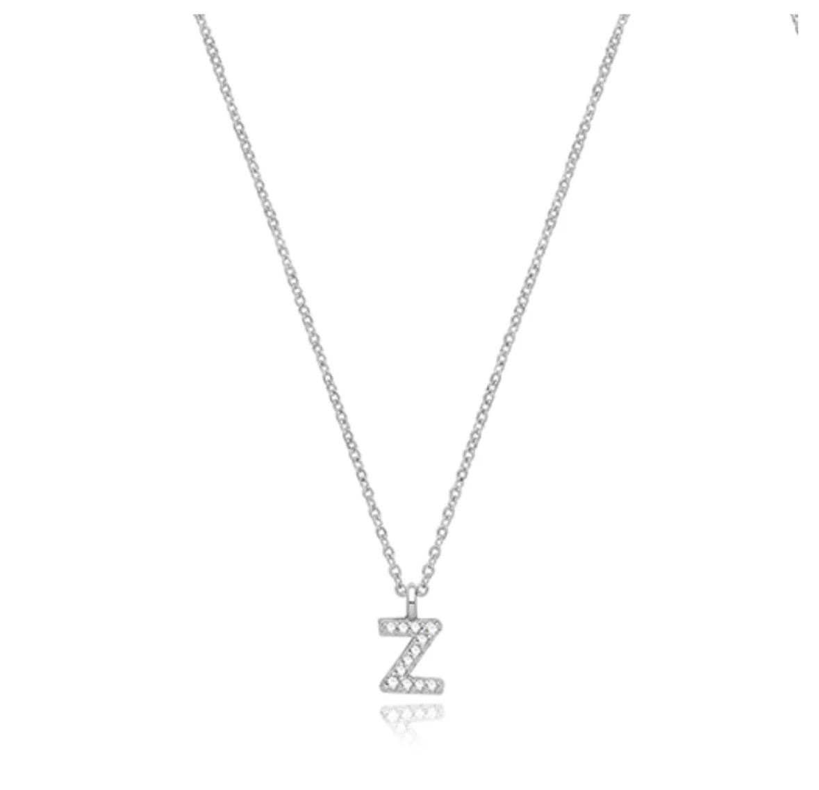 Crystal Letter Necklace - Image 10