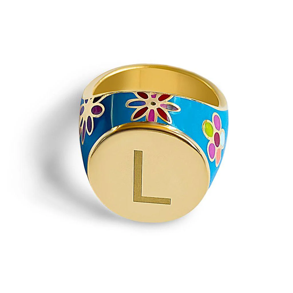 Daisy Trippy Hippie Personalised Ring - Image 12