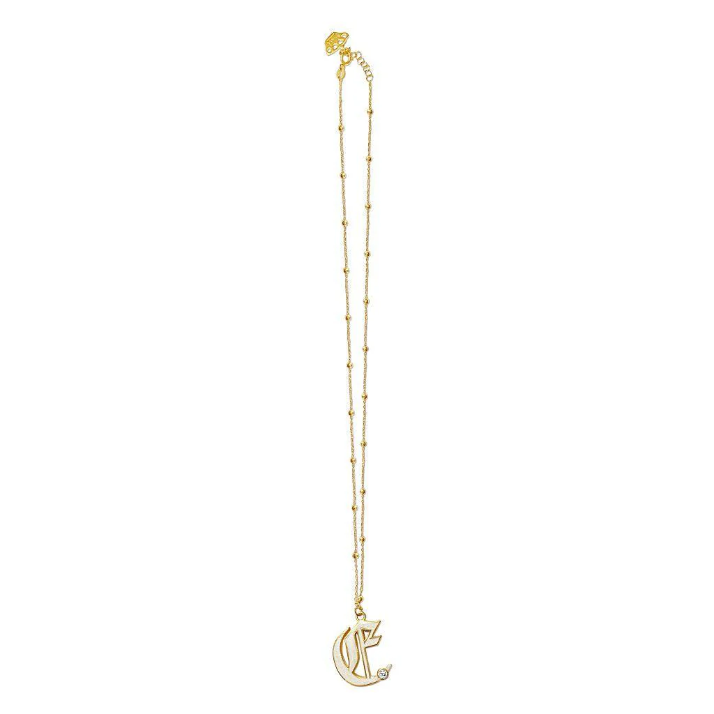 Dora Enamel Initial Necklace - Image 7