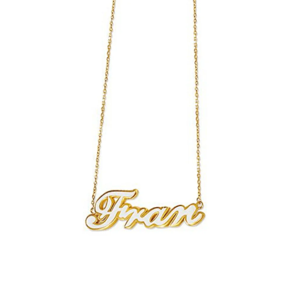Enamel Name Necklace - Image 10