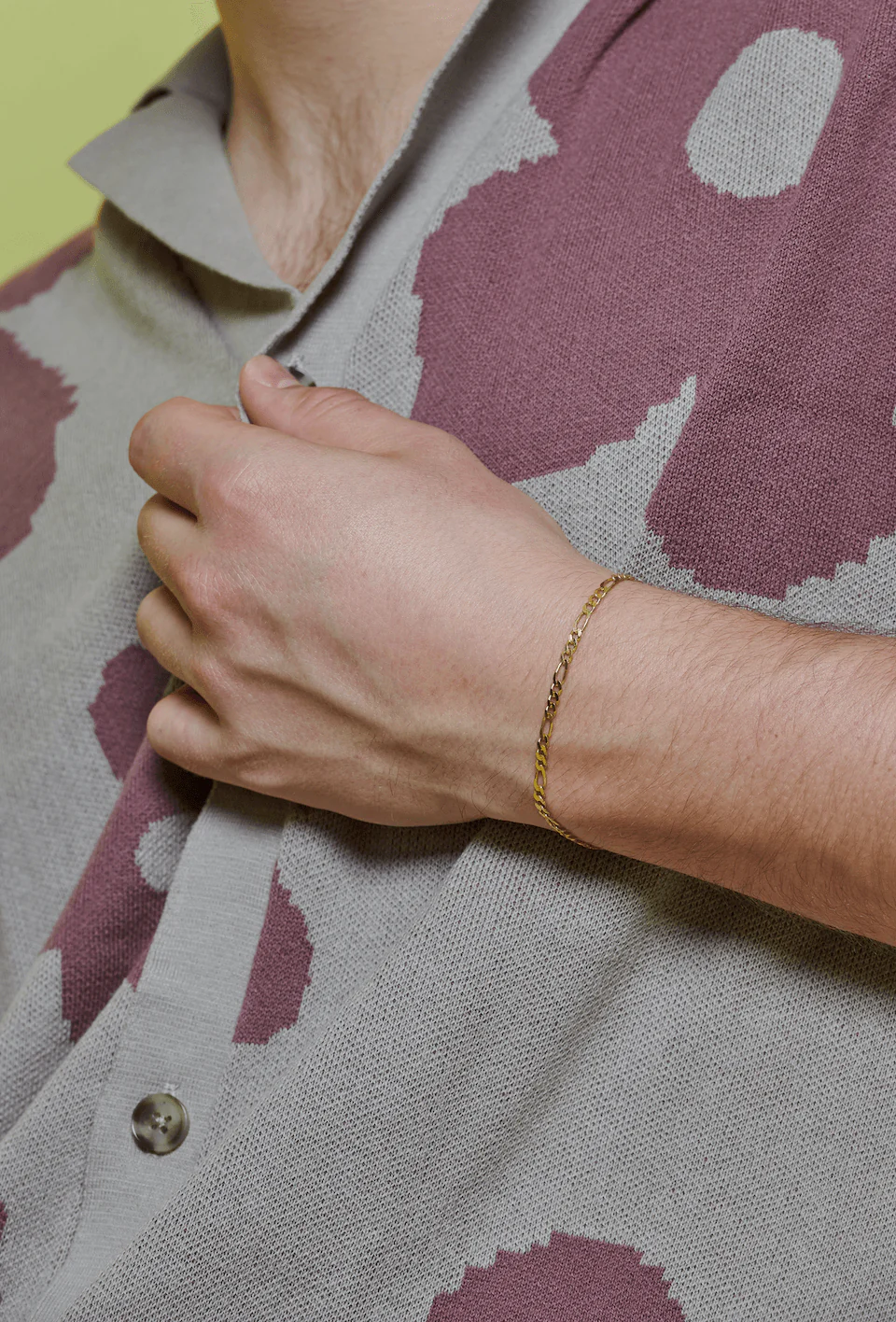 Figaro Chain Bracelet - Image 2