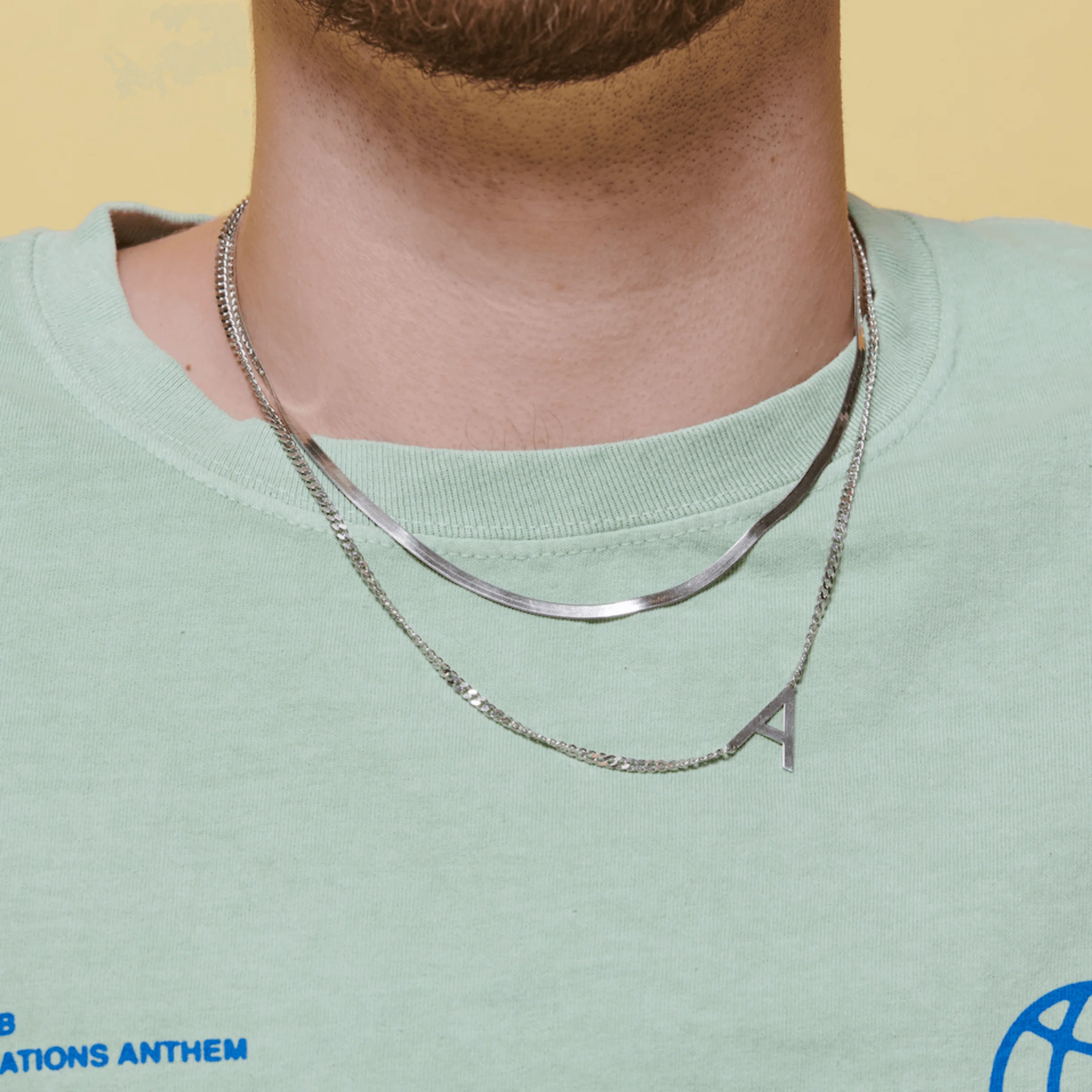 Flat Snake Chain Necklace - Image 8