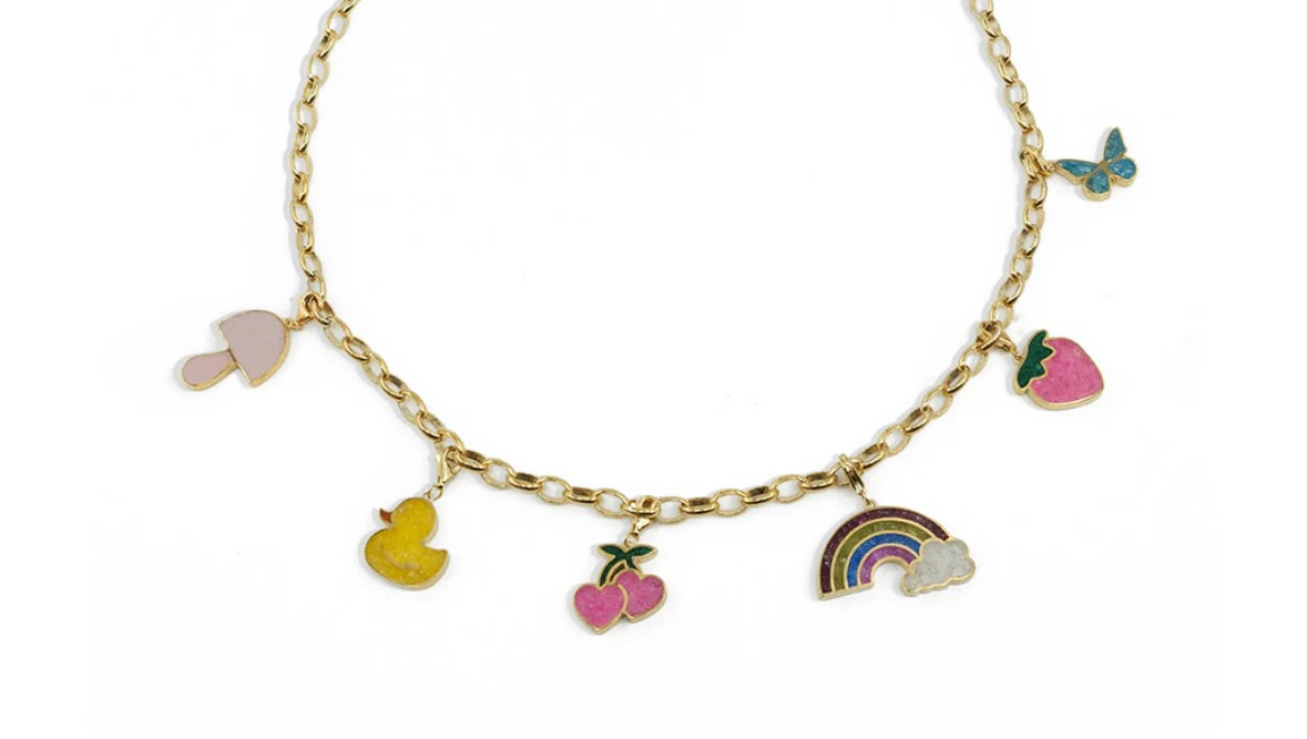 Gemstone Charm Bracelet - Image 2
