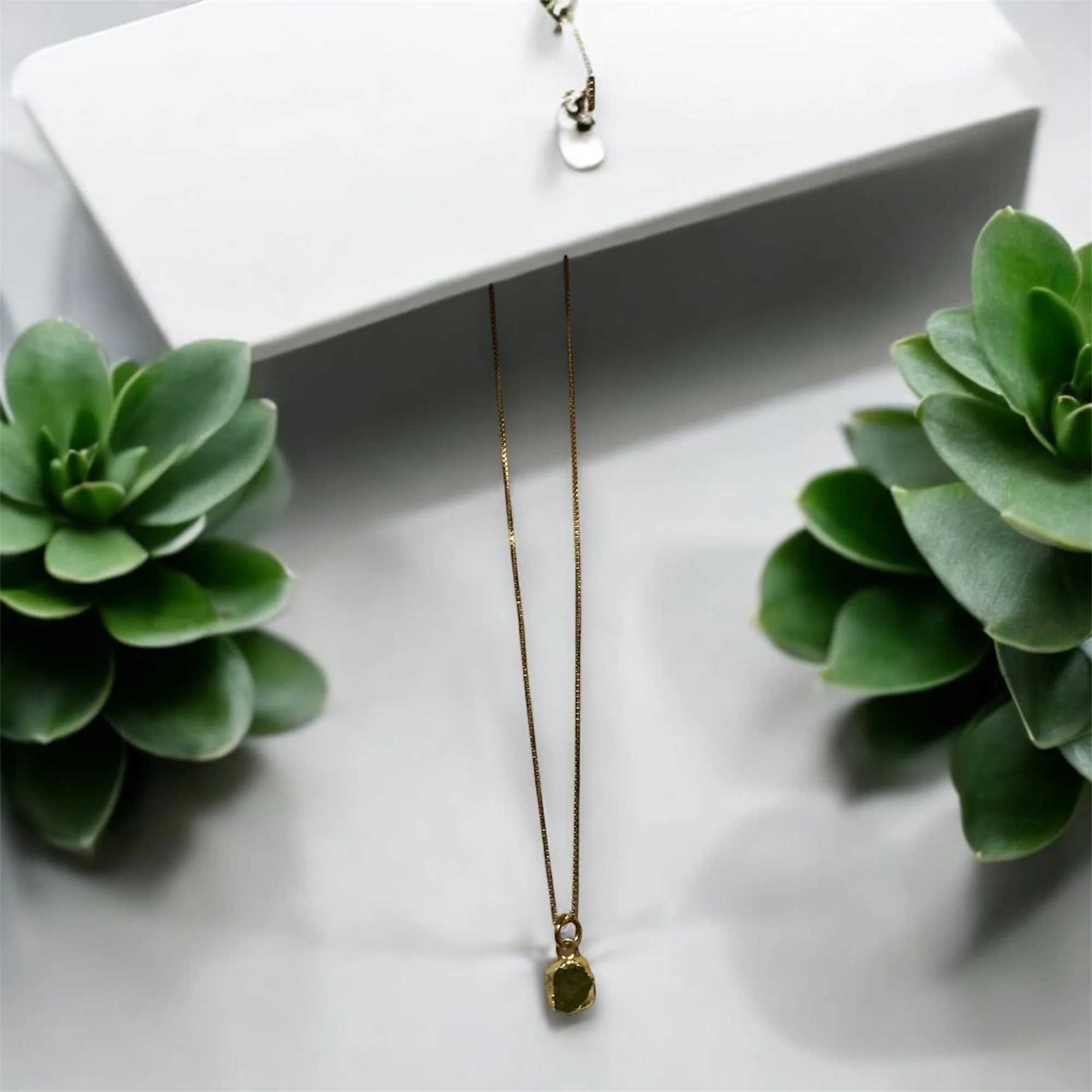 Gemstone Charm Necklace - Image 2