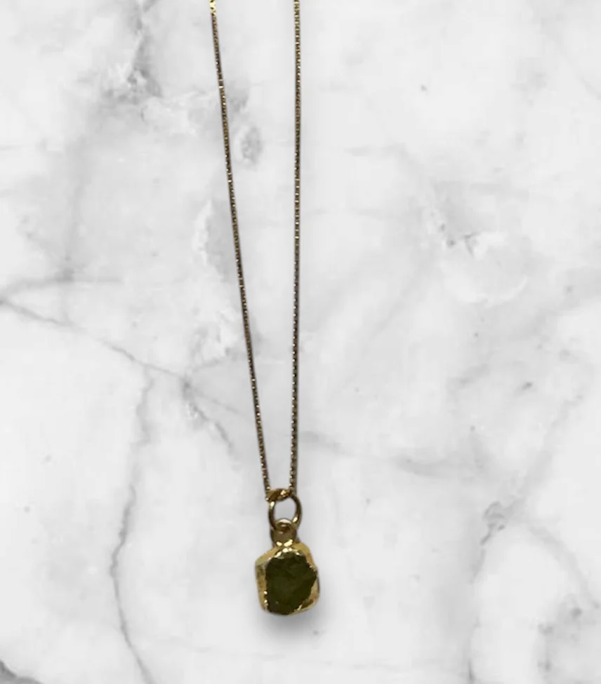 Gemstone Charm Necklace - Image 3