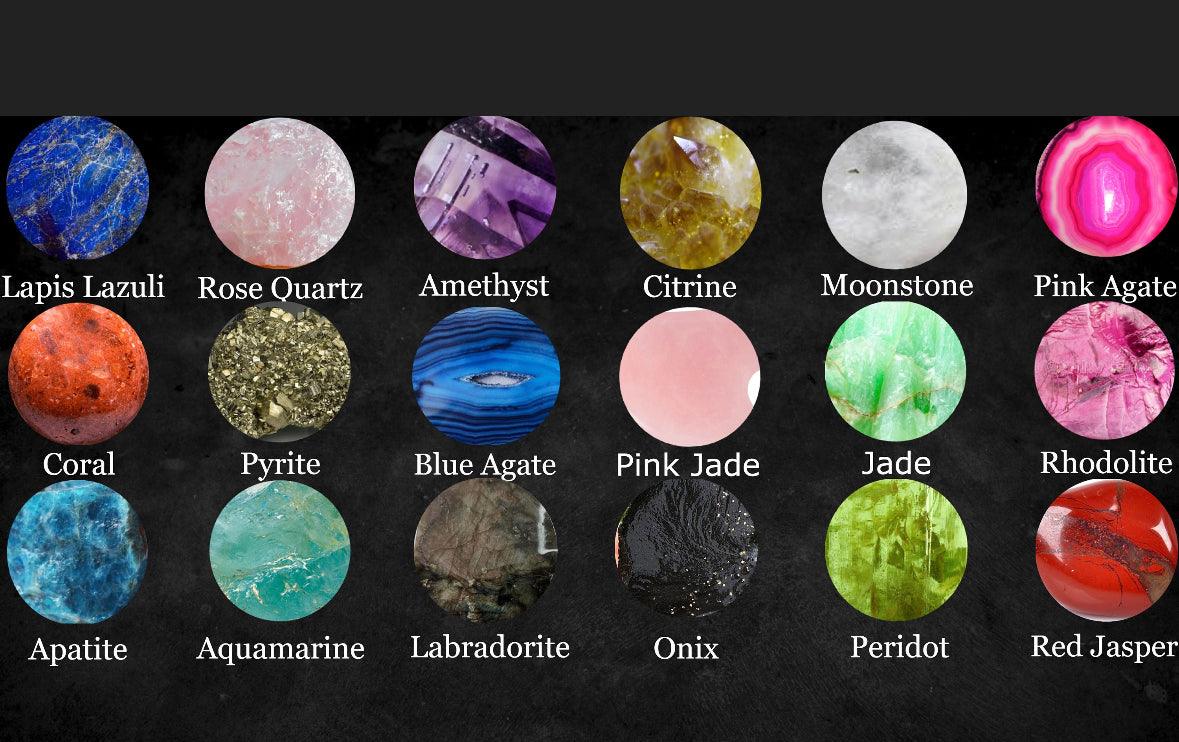 Gemstone Dog Tag Necklace - Image 6