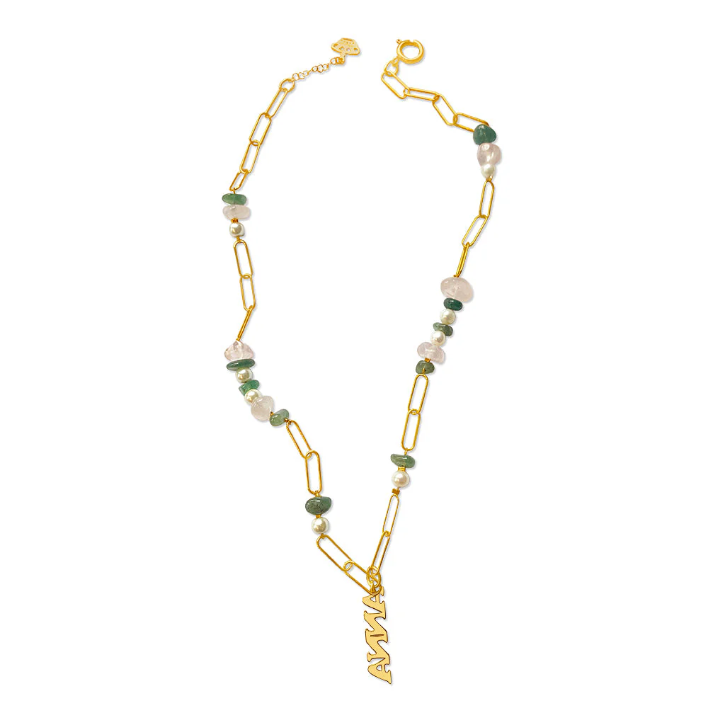 Gemstone name necklace - Image 2