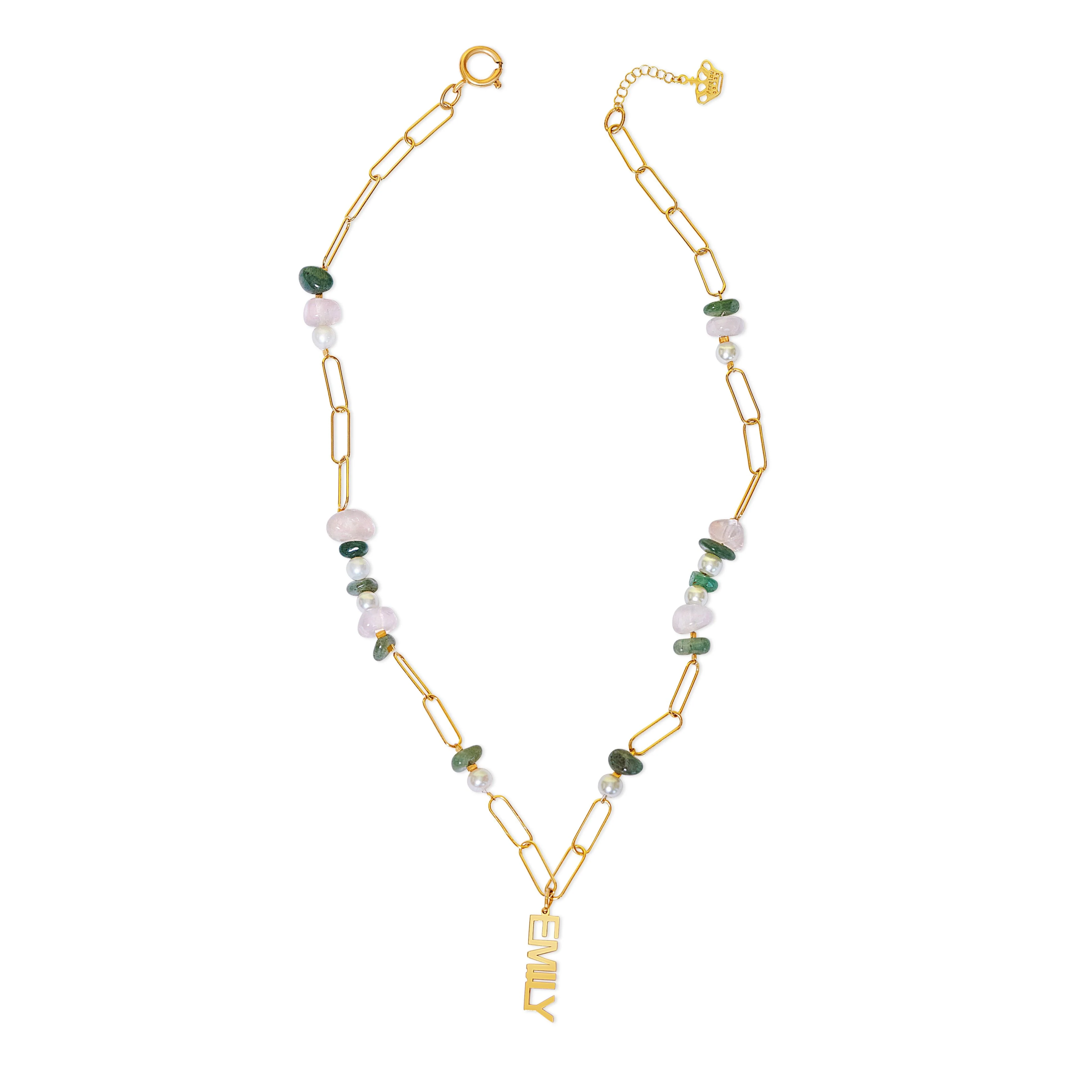 Gemstone name necklace - Image 3