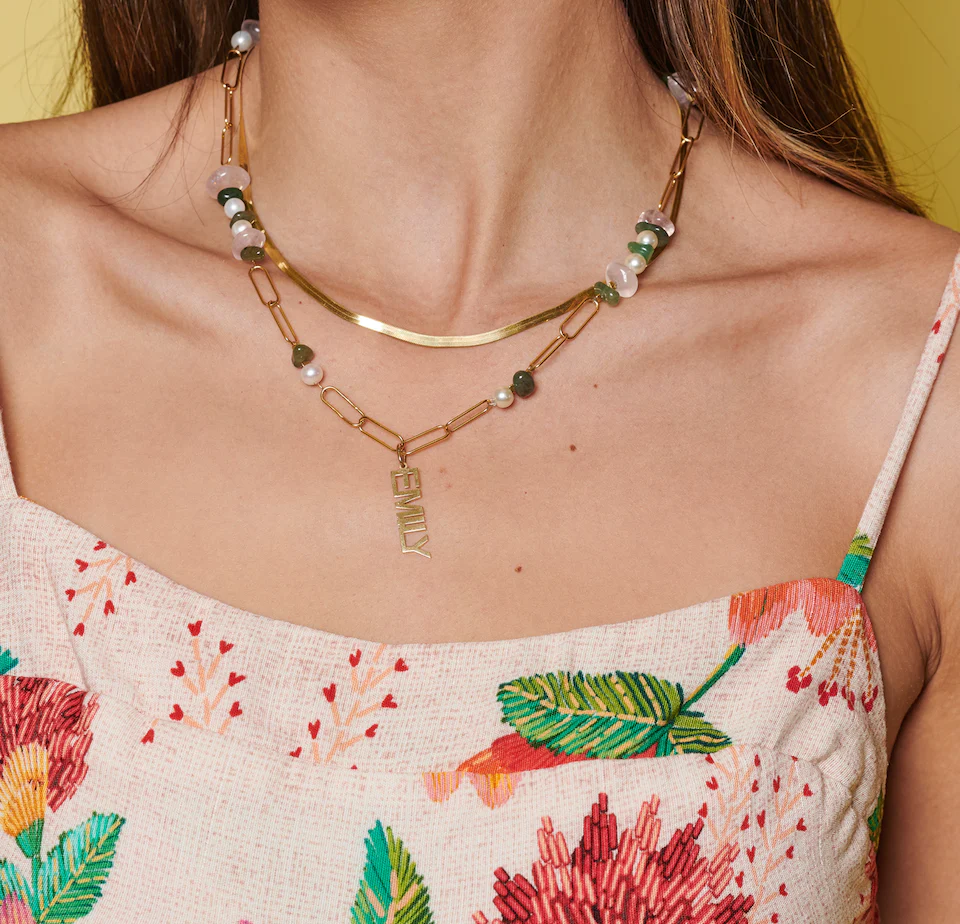 Gemstone name necklace - Image 4