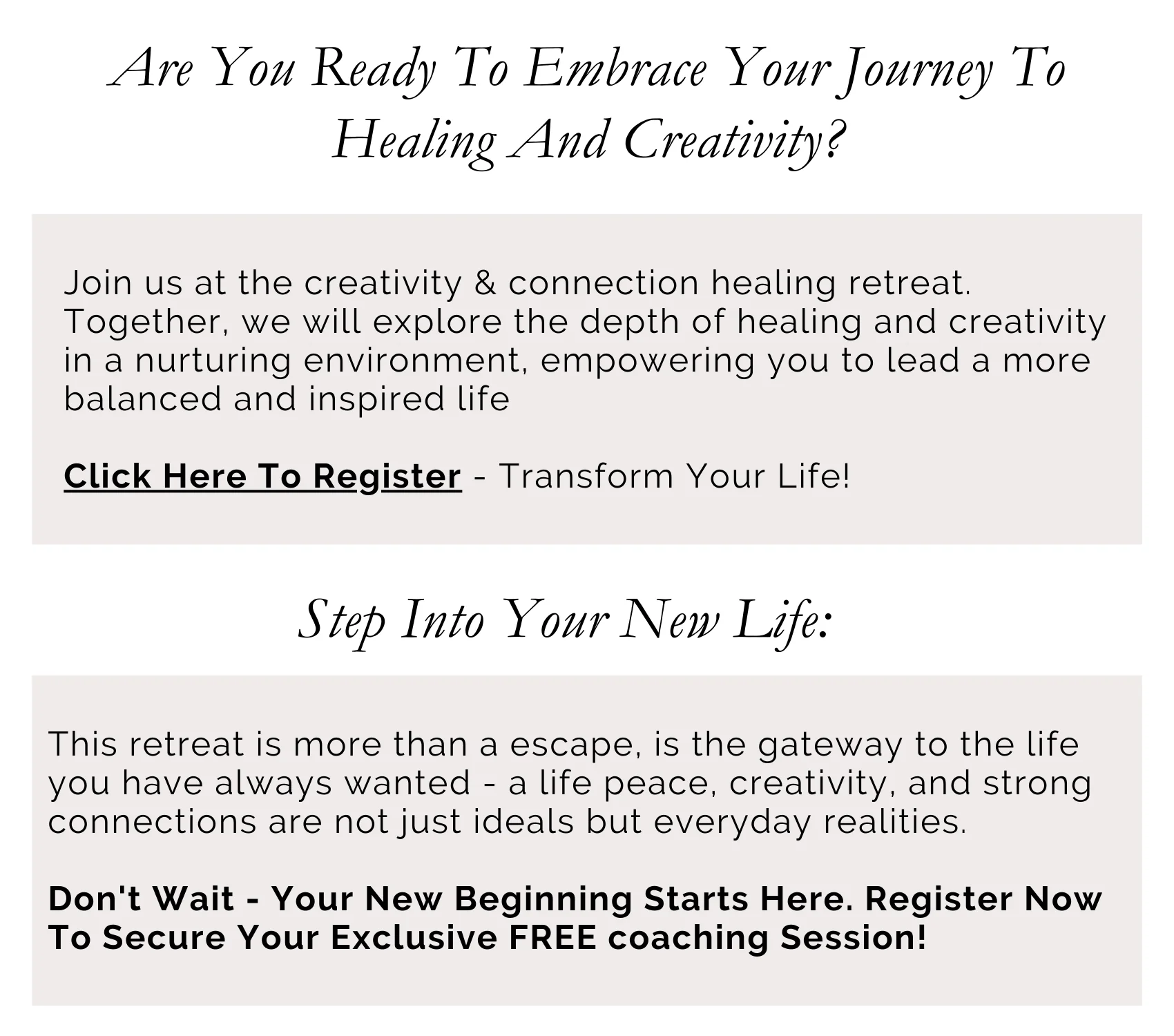 Find your sparkle - Wellness Retreat - Image 2