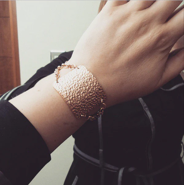 Hammered ID Bracelet - Image 3