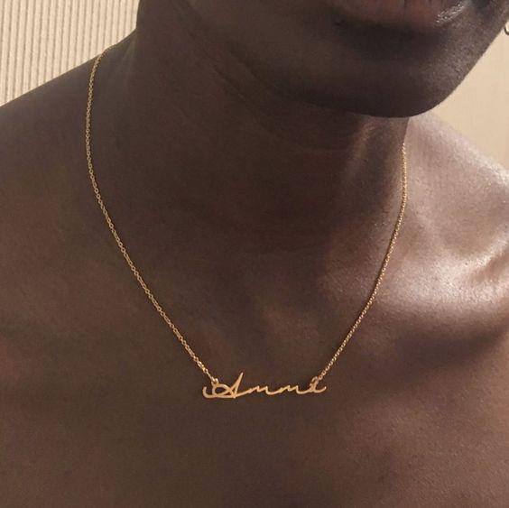 Handwriting Name Necklace - Image 7