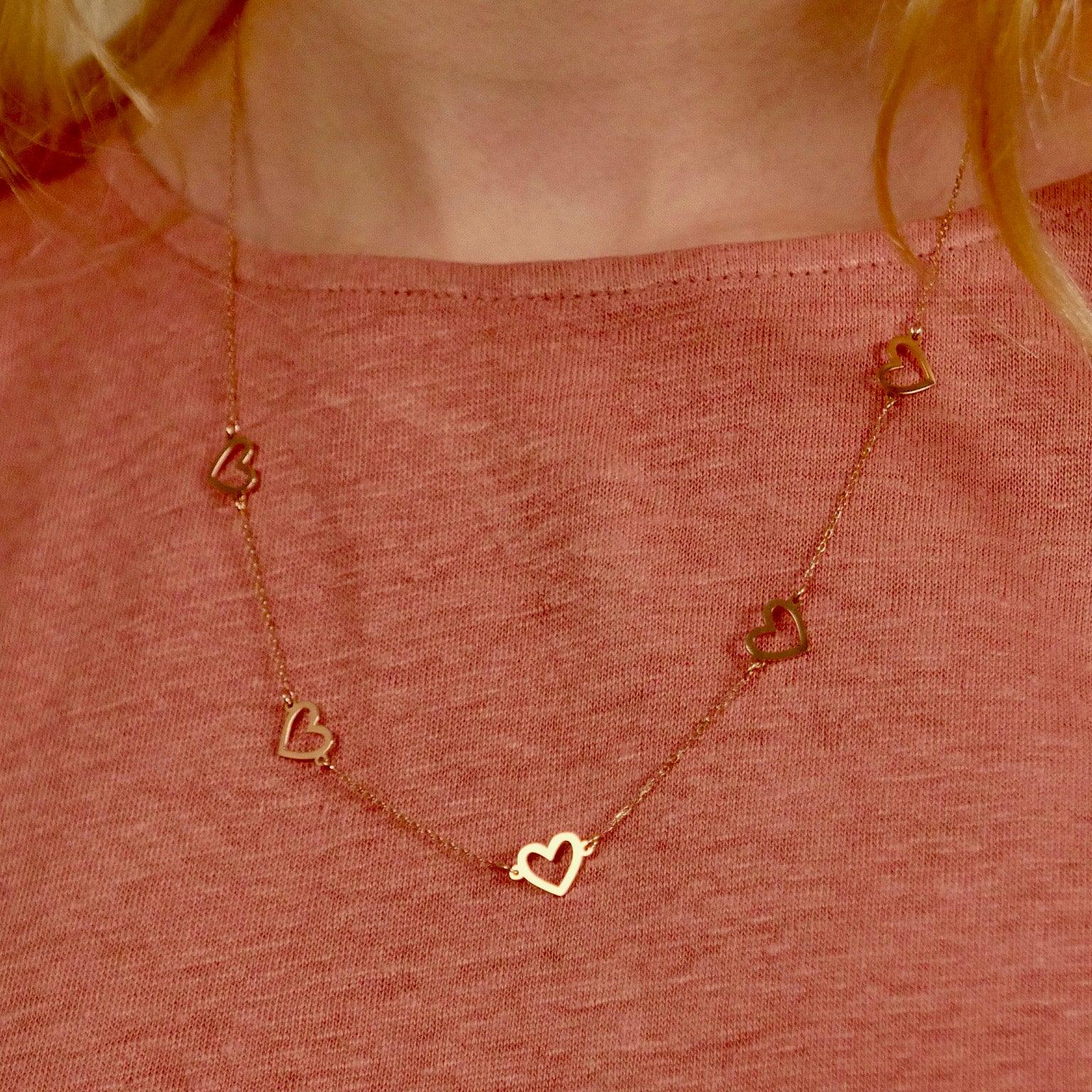 Heart Confetti Necklace - Image 3