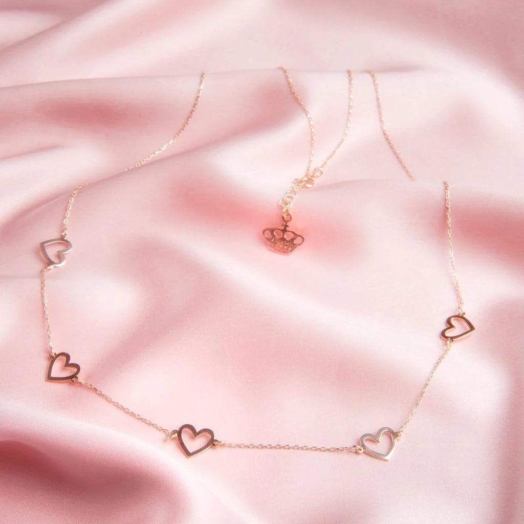 Heart Confetti Necklace - Image 4