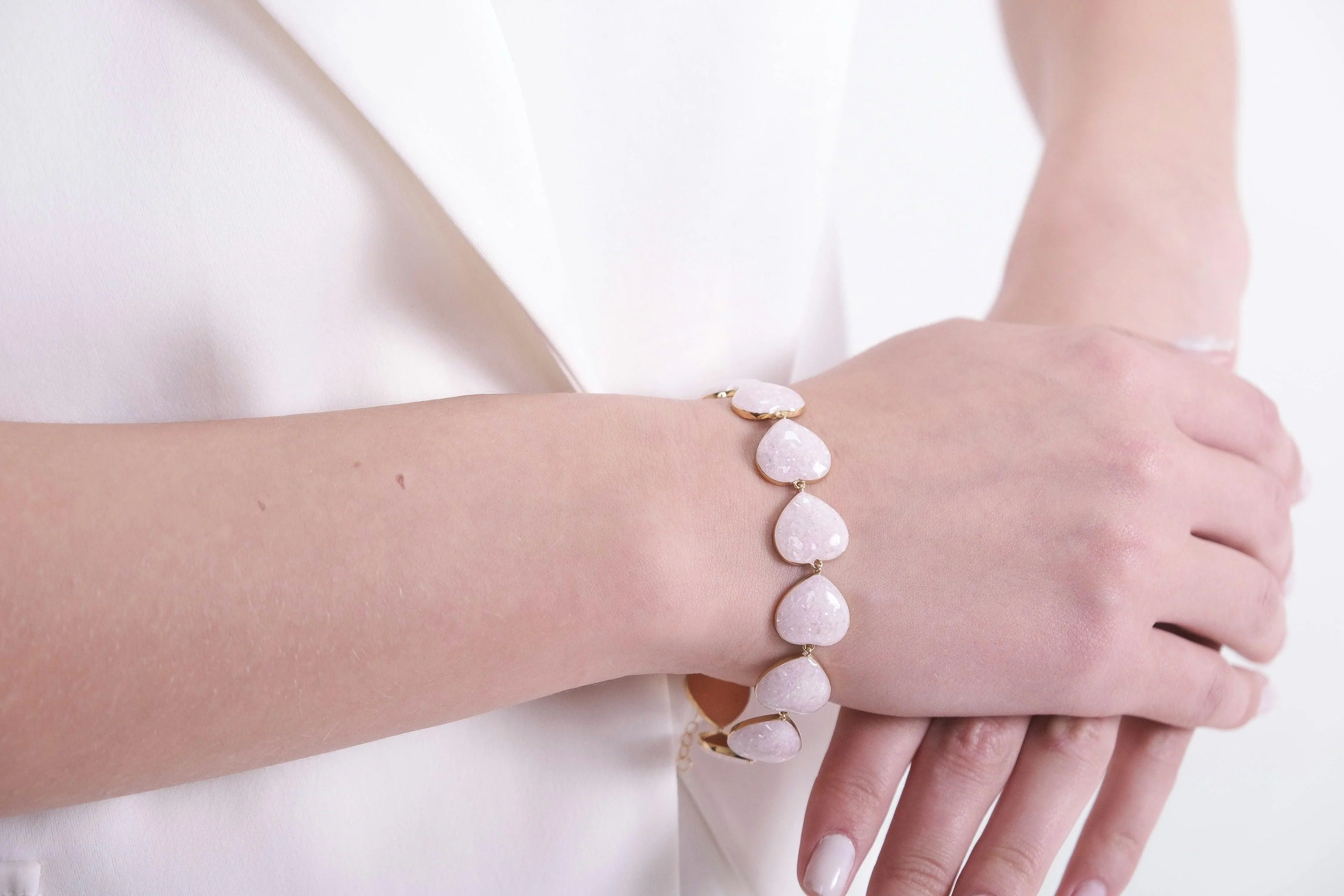 Heart Gemstone Bracelet - Image 2