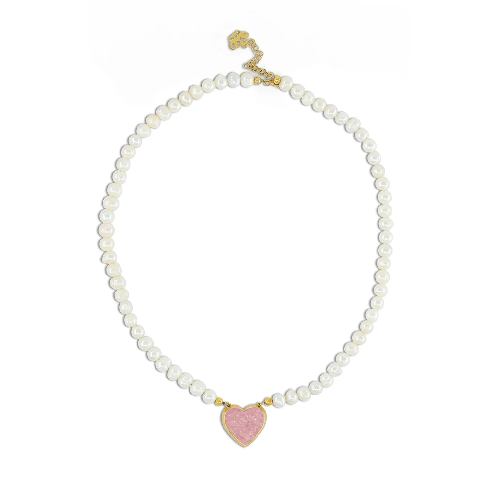 Heart Gemstone Necklace
