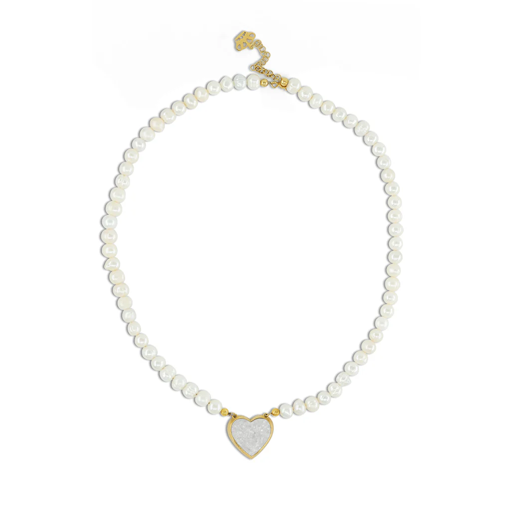 Heart Gemstone Necklace - Image 2