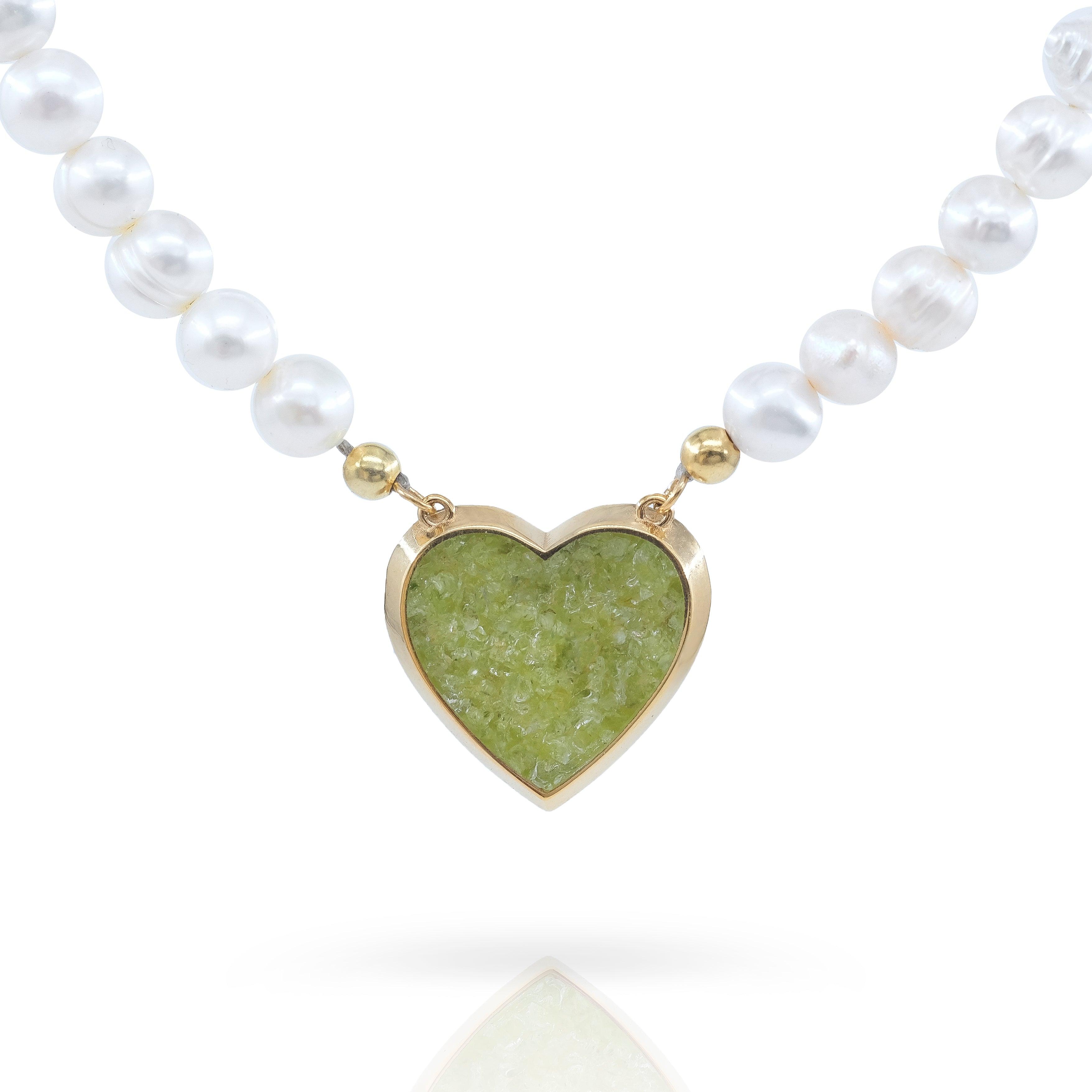 Heart Gemstone Necklace - Image 3