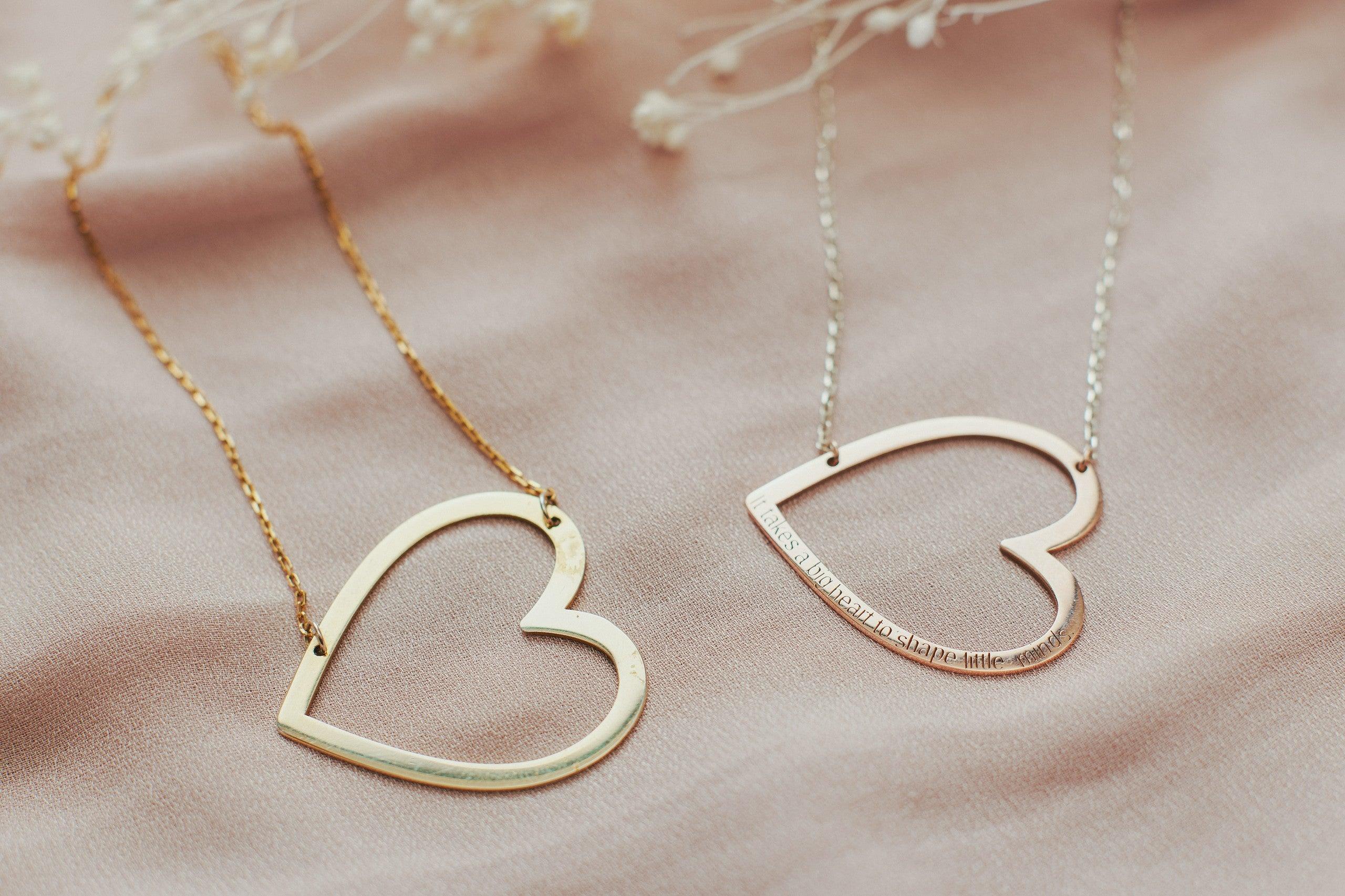 Heart Sideway Necklace - Image 2