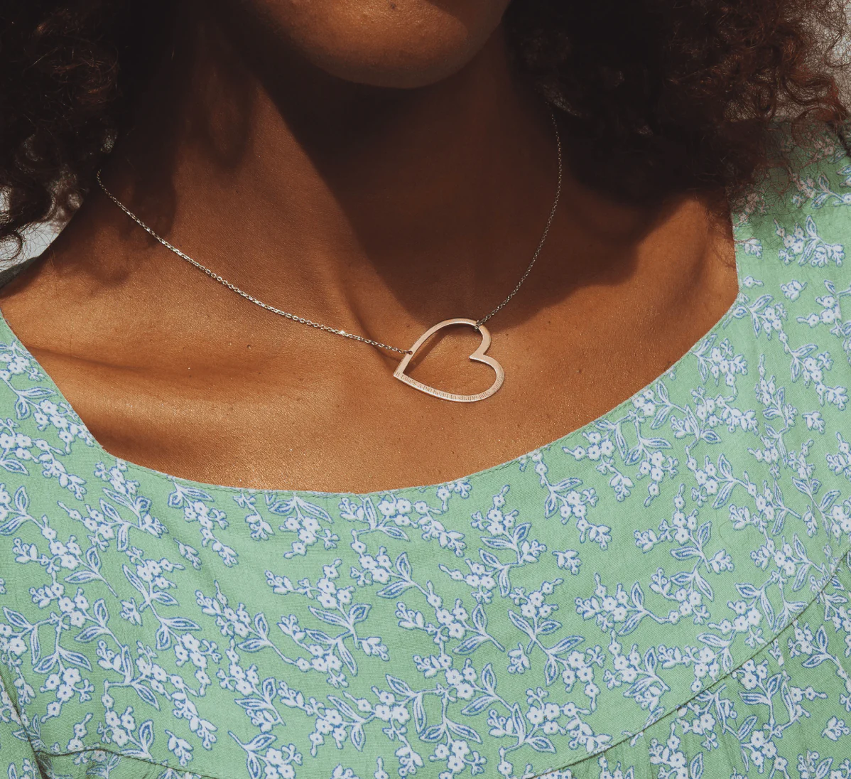 Heart Sideway Necklace - Image 6