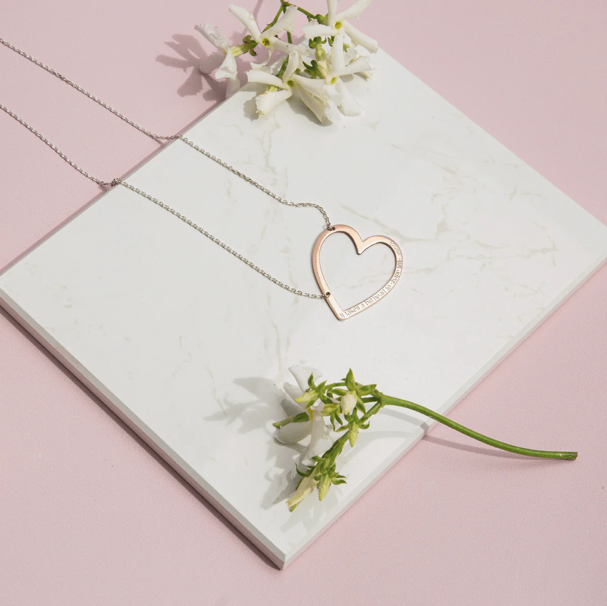 Heart Sideway Necklace - Image 7