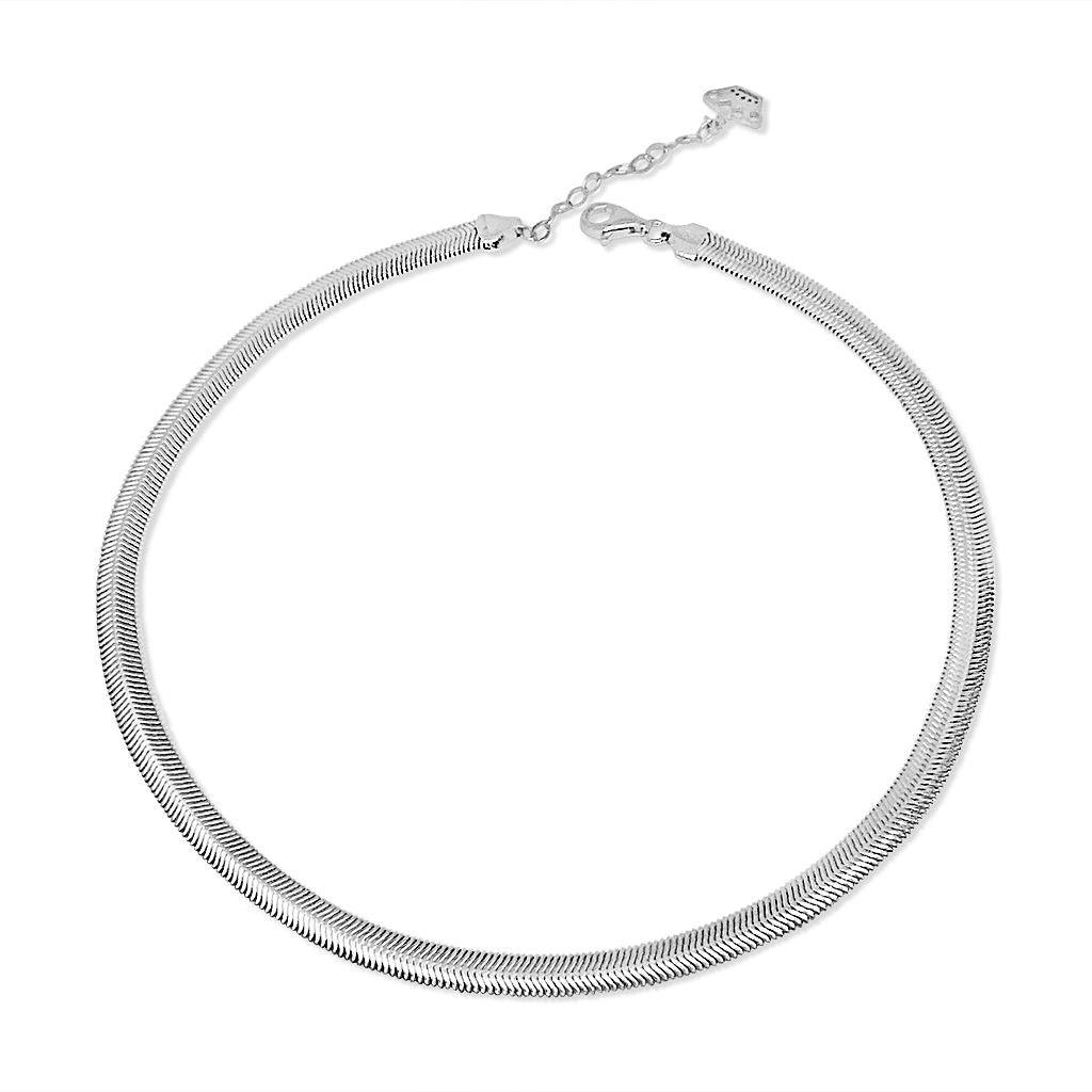 Herringbone Chain Necklace - Image 6