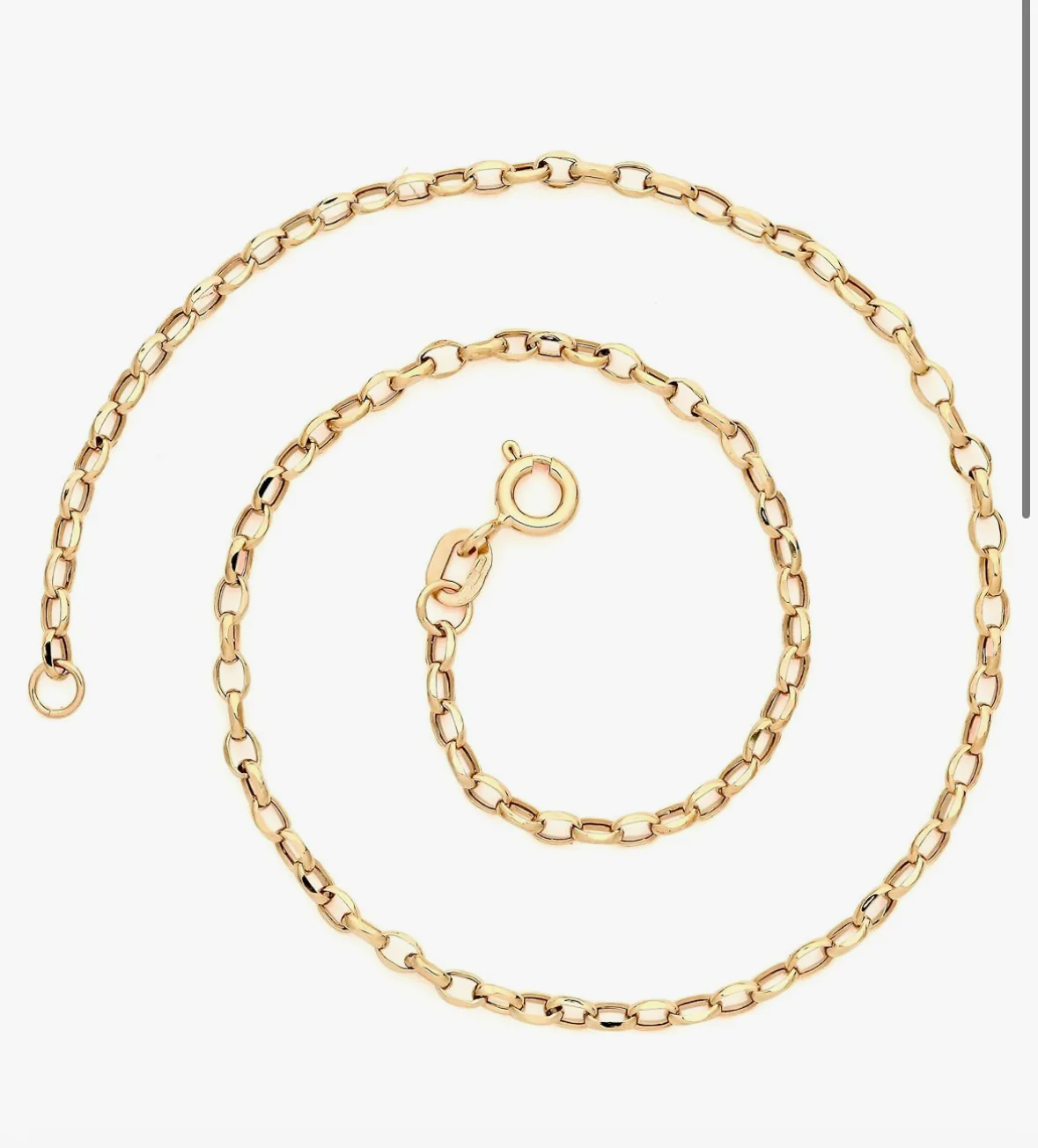 Solid Gold Chain Bracelet - Image 2