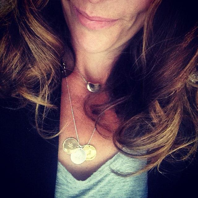 Initial Disc Necklace - Image 9