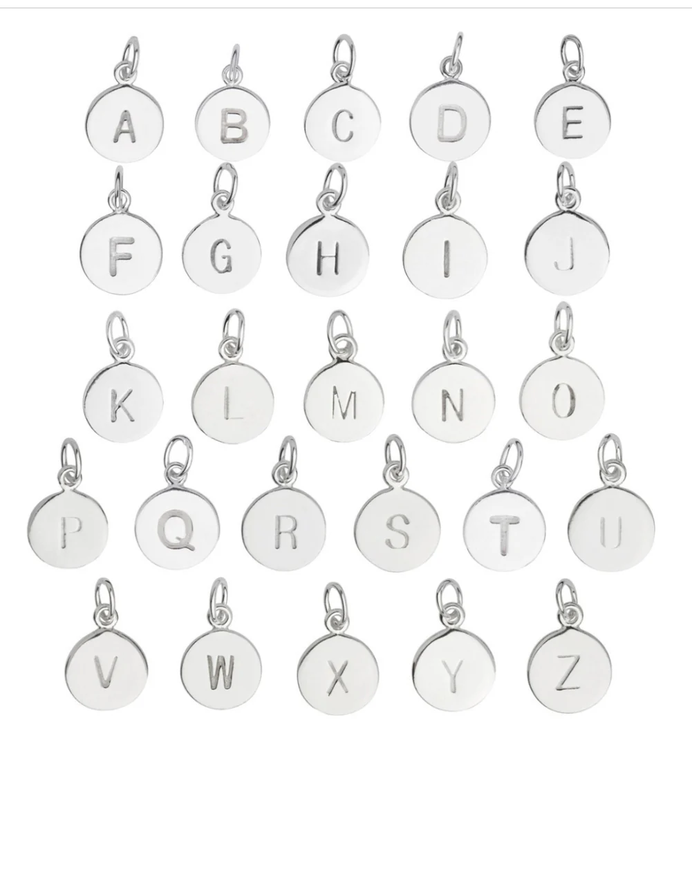 Initial Disc Necklace - Image 3