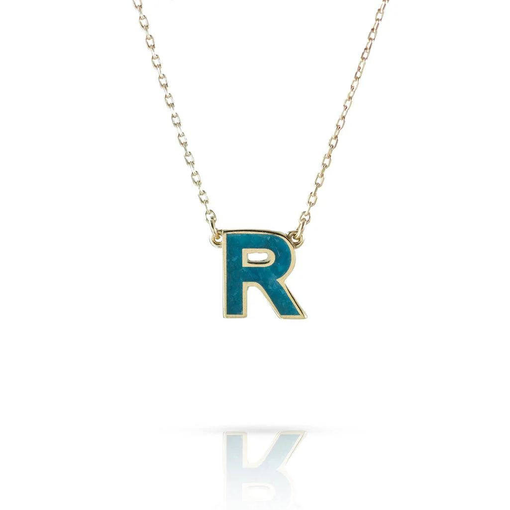 Initial Gemstone Necklace - Image 2